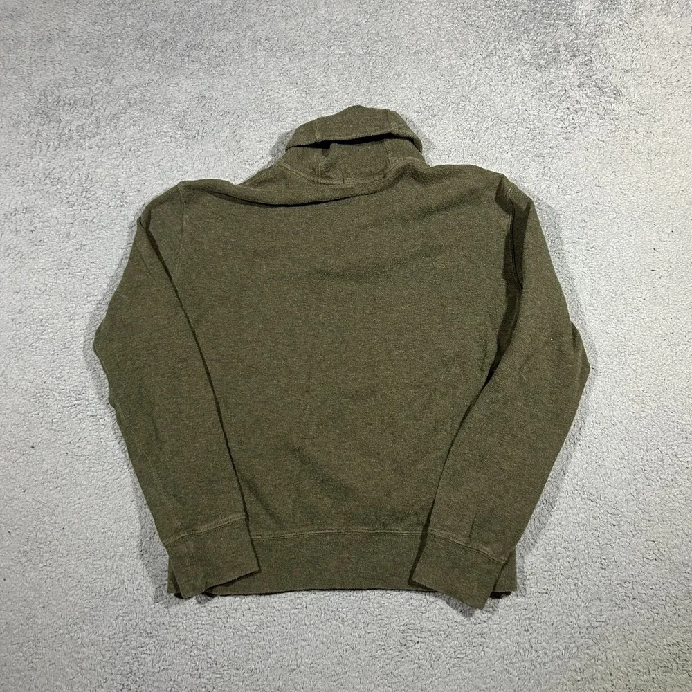 Polo Ralph Lauren Sweater Mens Medium Green Knit Shawl Neck Preppy Pullover#2881